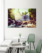 Obraz Slnko nad vodopádom zs1019